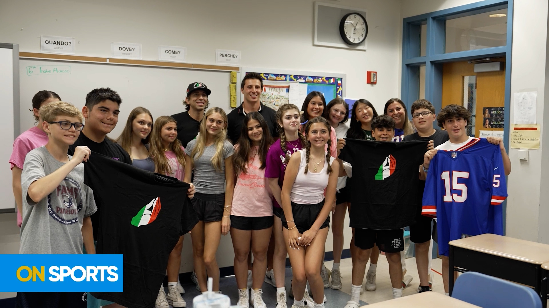 On Sports – Tommy DeVito Visits Franklin Avenue Middle School