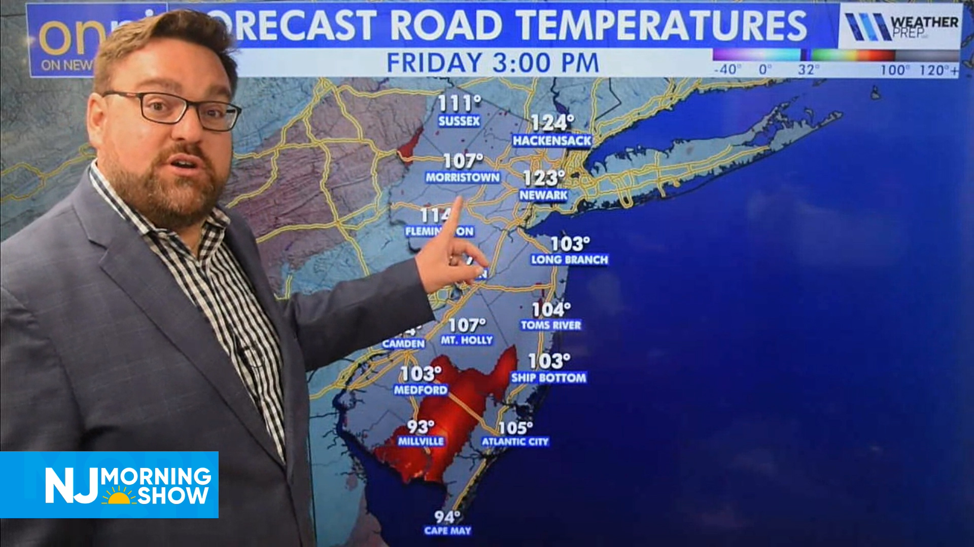 Hot NJ Forecast