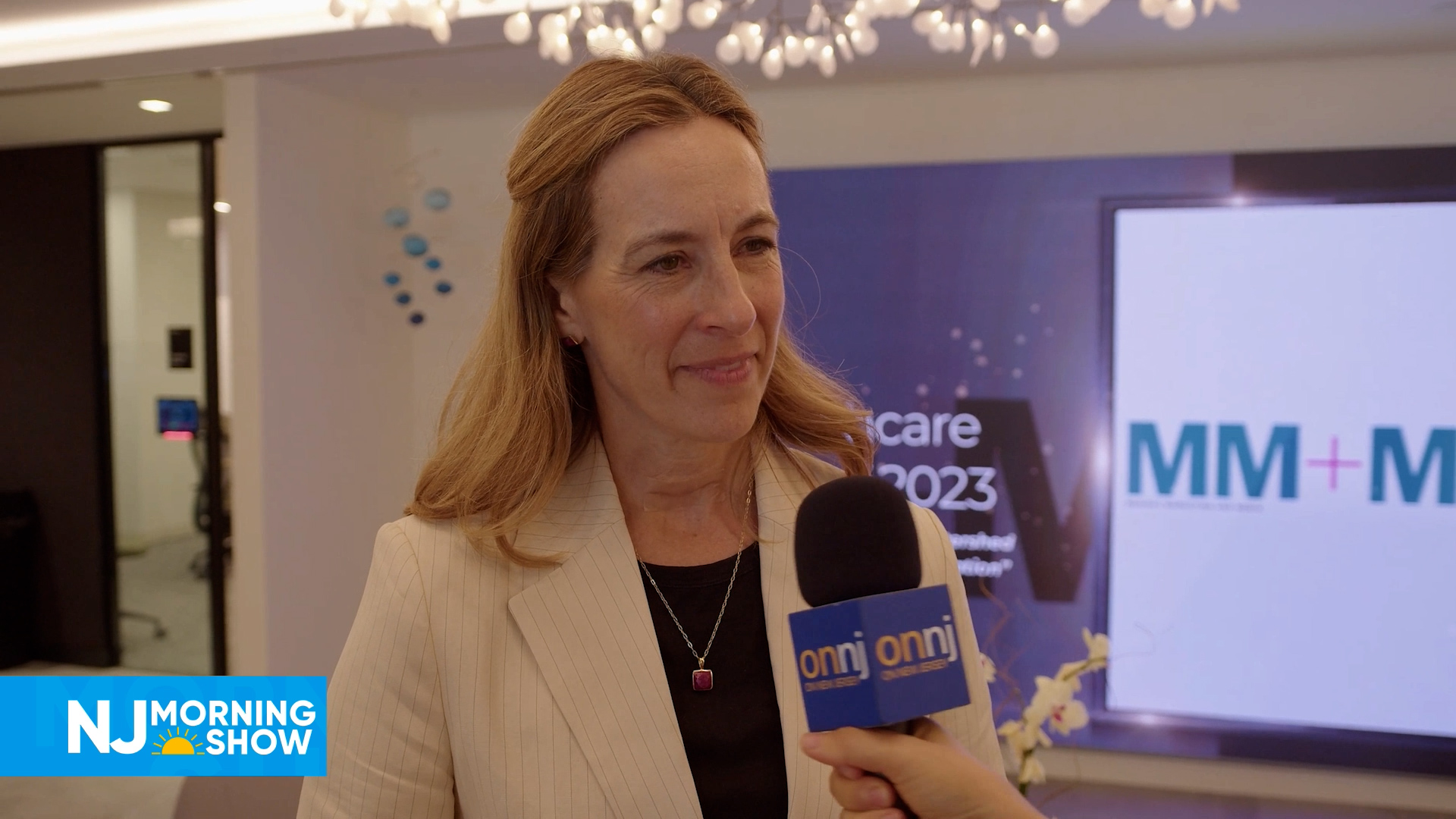 Mikie Sherrill visited Eisai in Nutley