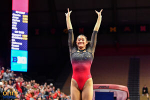 Rutgers Gymnastics vs. Washington - Rachael Riley